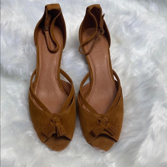 Madewell Shoes - NWB Madewell 1937 Suede Tase Wedge